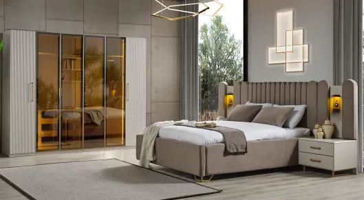 Product img 1, Gold Line 6 Kapaklı Yatak Odası Takımı